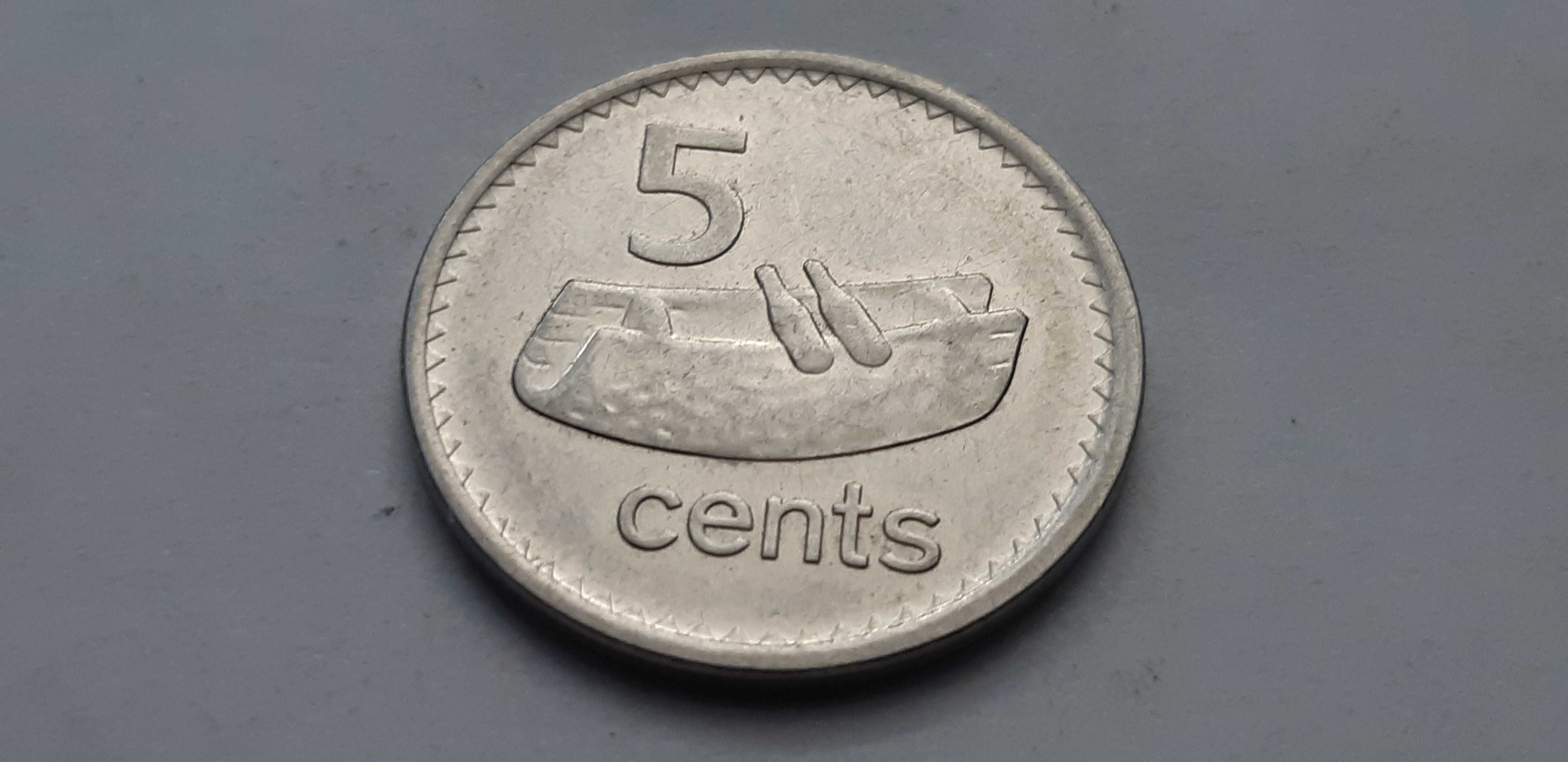 Fidżi, Fiji - 2009 - 5 centów - perfekcyjna