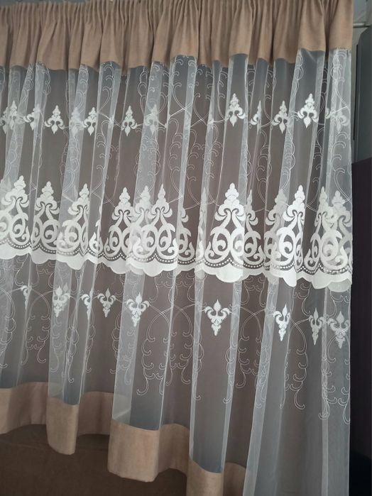 Тюль арка для кухні