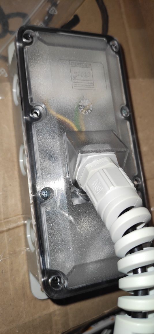 LAD 4 WITT Kabel spiralny z puszką do listwy optycznej bram Wiśniowski