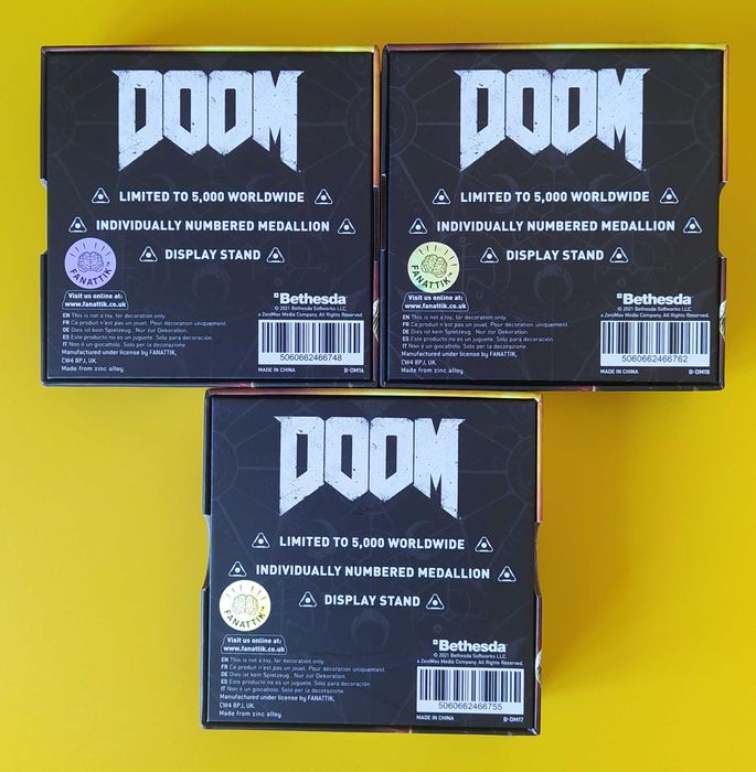 Doom 'Level Up' Medallions Limited Edition