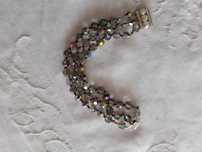 Pulseira de cristais vintage  Swarovski