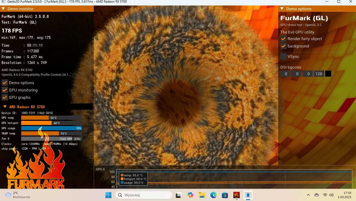 Komputer Gamingowy Ryzen 5 / RX 5700 / 16GB RAM / SSD / Win 11
