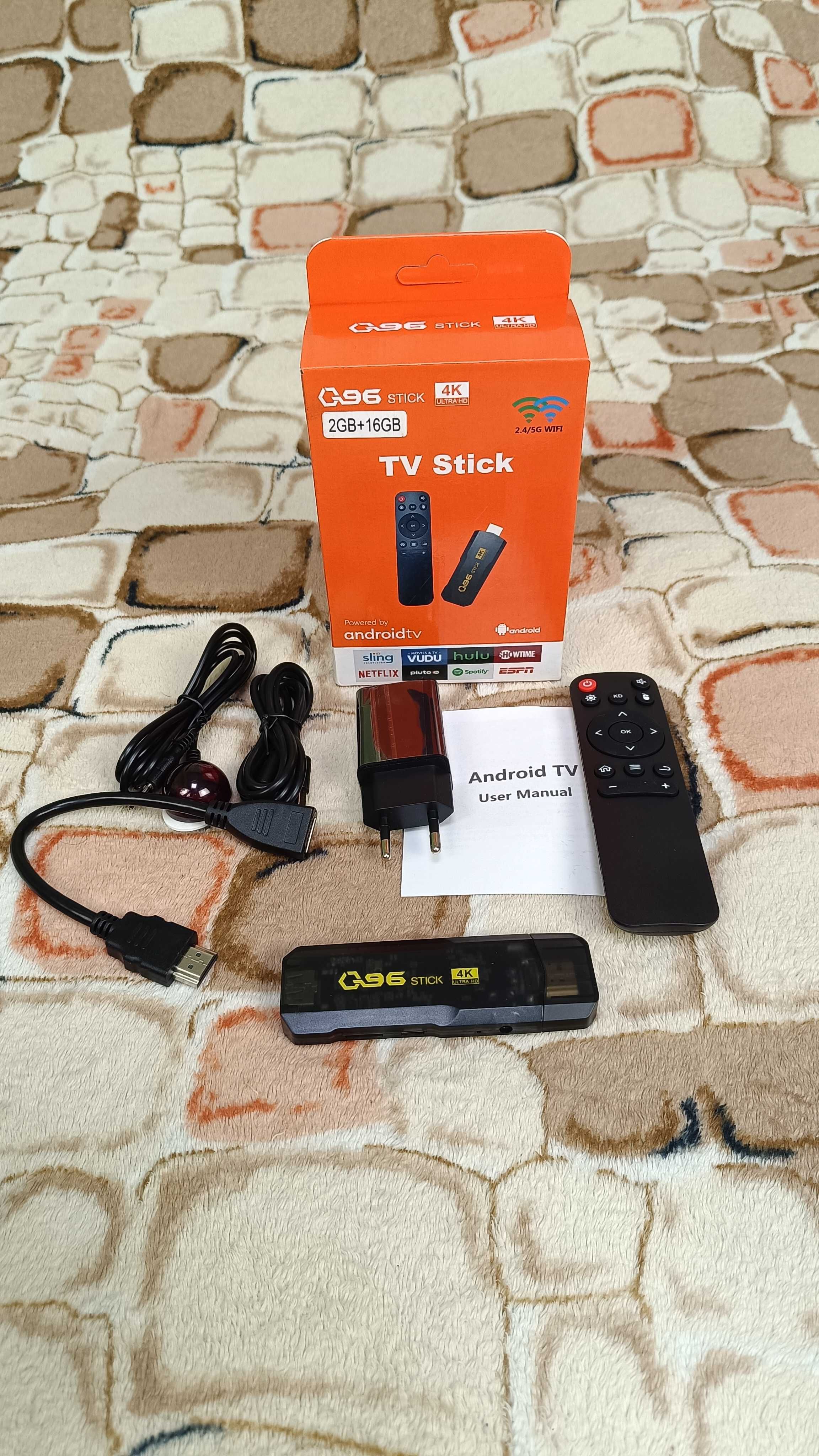 Смарт ТВ приставка G96 H313 2/16 Гб Smart TV Stick Android tv box