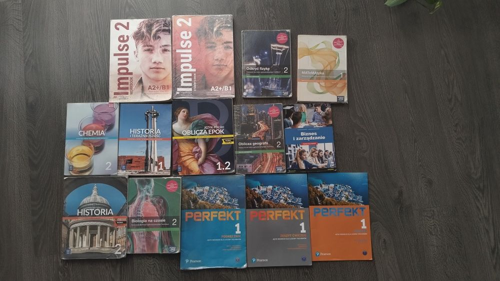 Podręczniki,2., 1. klasa technikum