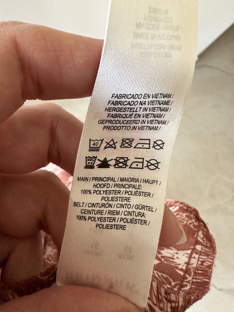 Sukienka kopertowa na lato w kwiatki Primark rozmiar 44