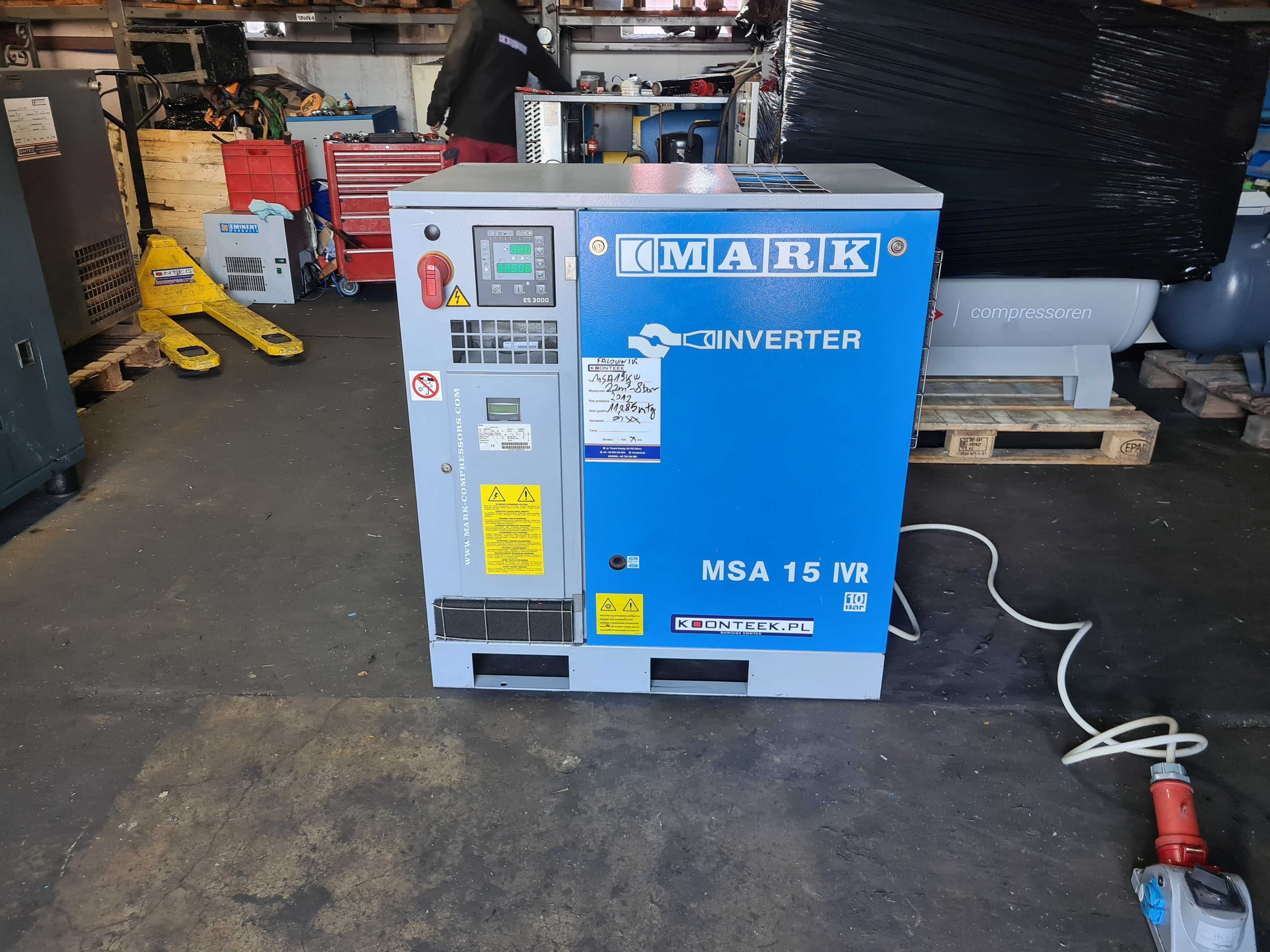 Kompresor śrubowy MARK MSA IVR 15, 15 kw