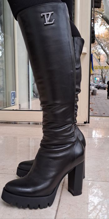 Сапоги кожа Италия