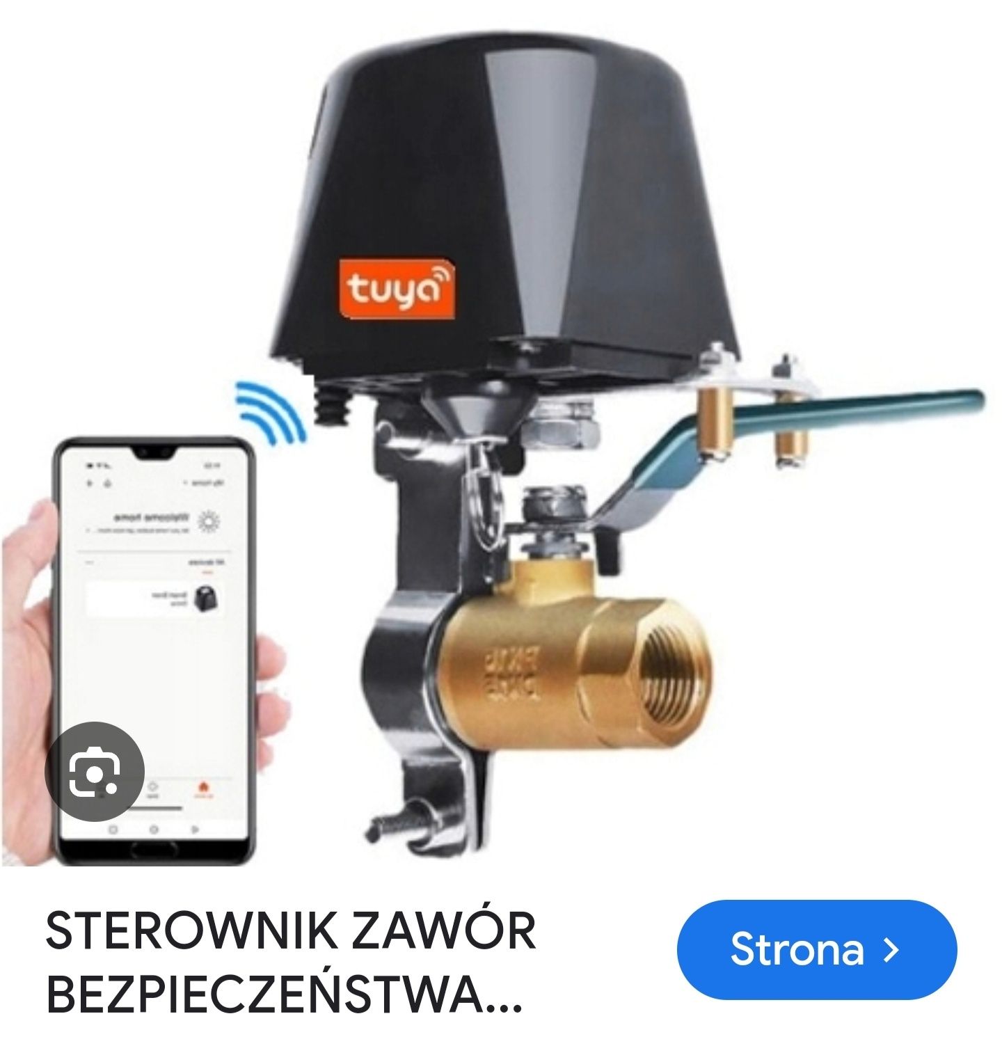 Zawór elektryczny na wodę gaz