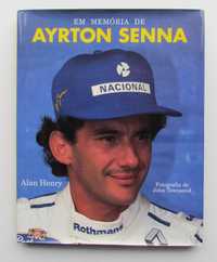 Livro Em Memória de AYRTON SENNA, Alan Henry (Fórmula 1)