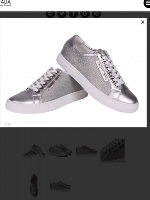 ARMANI JEANS markowe damskie trampki NOWOŚĆ z butiku OKAZJA