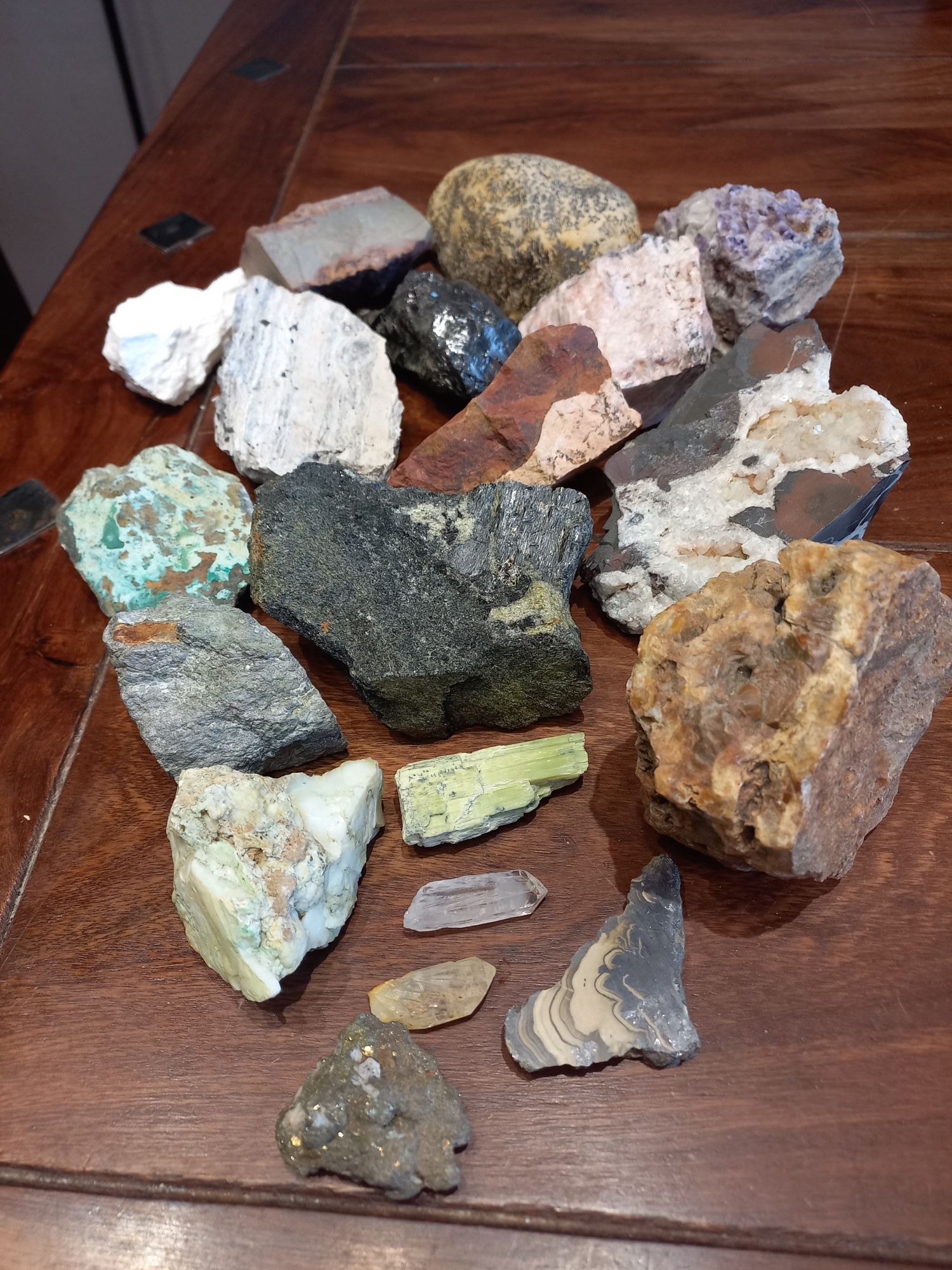 Minerały, zestaw minerałów