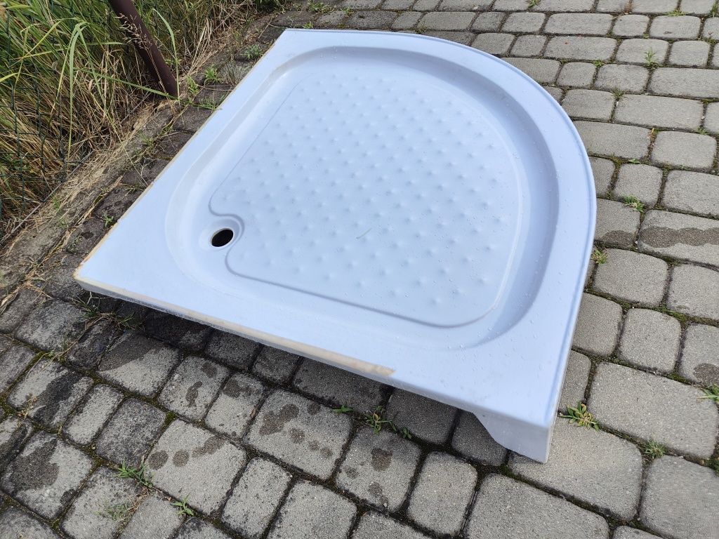 Brodzik narożny 90 x 90 nowy