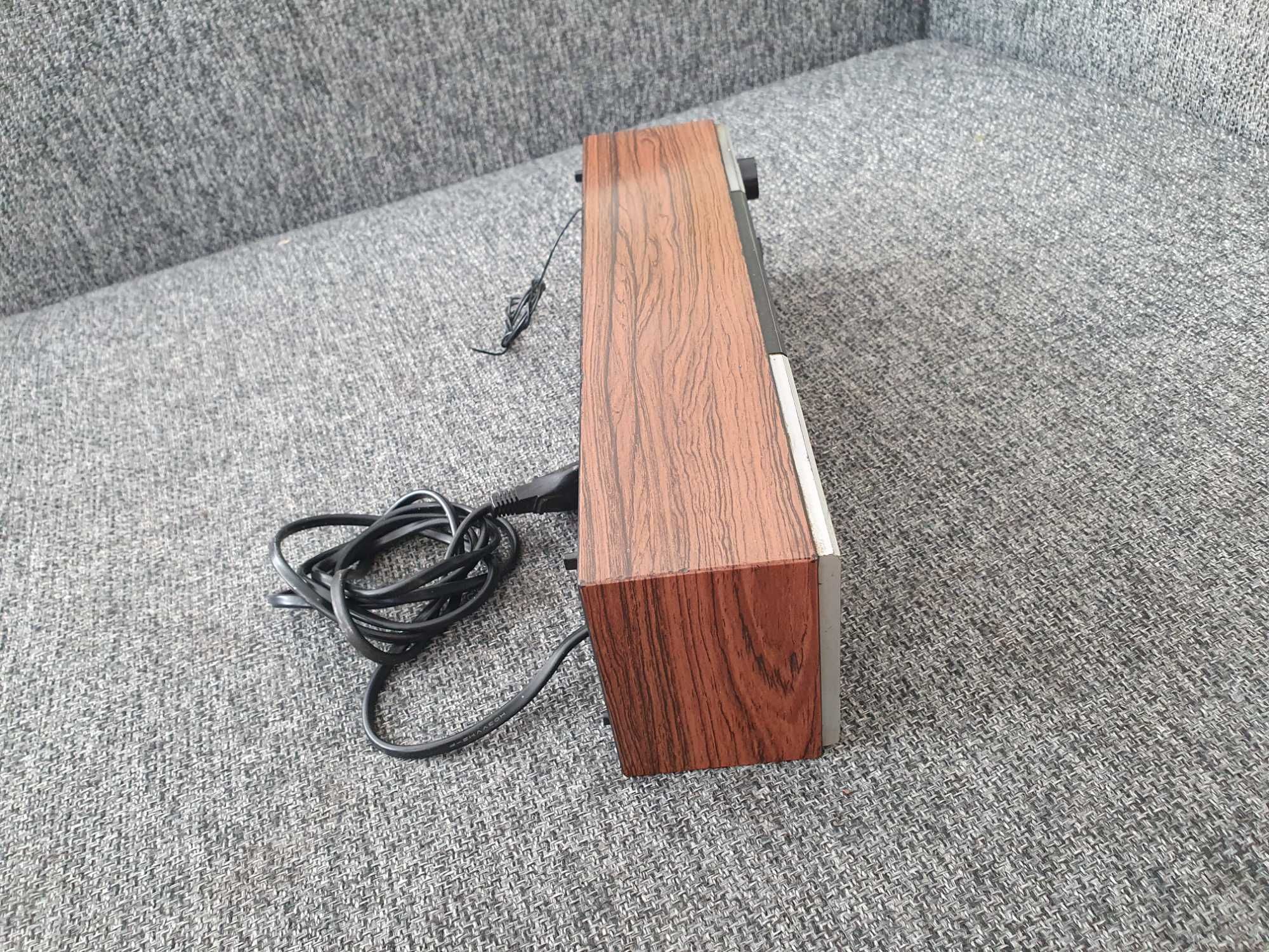 Stary zabytkowy radiobudzik TEC 789 led 1985r