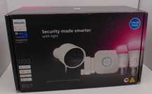 Philips HUE Zestaw startowy SECURE z Kamerą i Mostkiem Fabrycznie NOWY