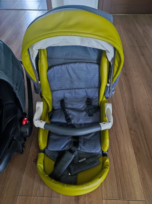 Wózek głęboko-spacerowy BEBETTO TORINO S-Line 3W1 SL32