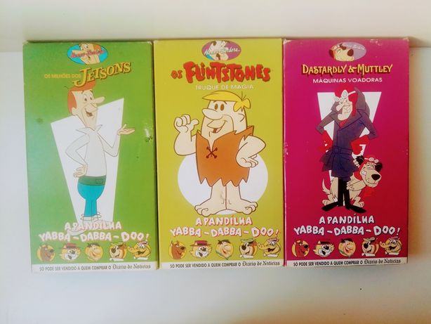 Cassetes VHS Coleção Hanna Barbera 1989
