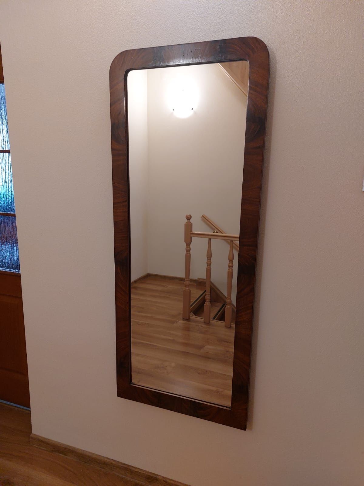 Drewniany komplet mebli do sypialni z lat 50
