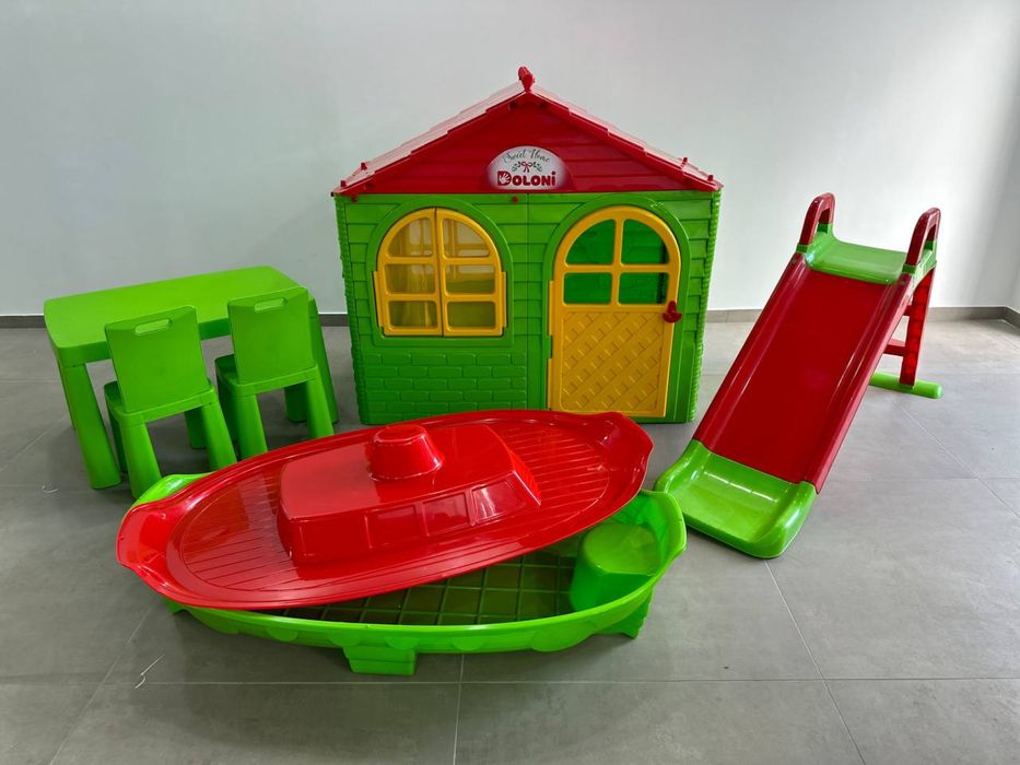 ЗНИЖКА‼️Дитячий майданчик «Долоні»!Гірка. Пісочниця. Будиночок. Хатка