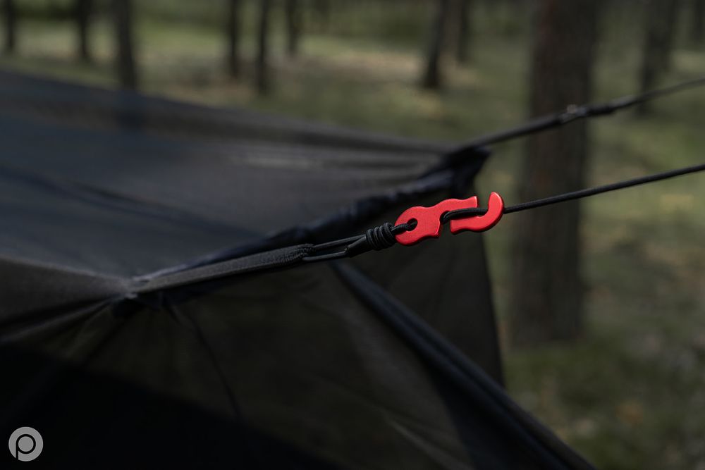 Hamak TigerWood Niedźwiedź czarny + moskitiera (TW.HN-BLK)