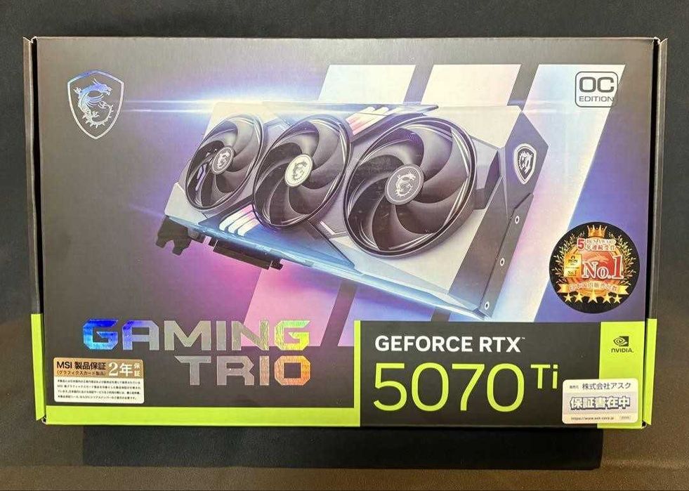 Видеокарта Msi RTX 5070 ti