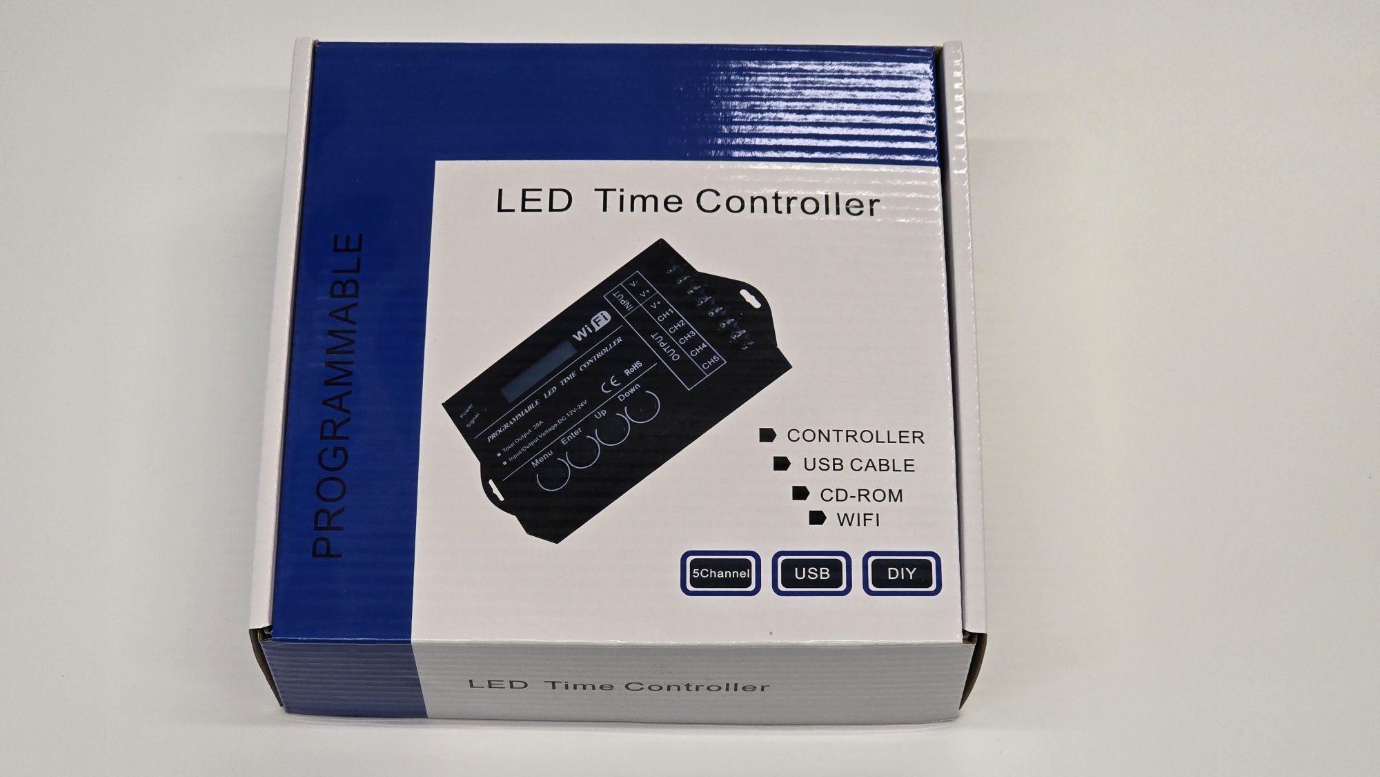 Sterownik LED TC421 WI-FI 12-24V 5x4A Zmierzch/Świt do lamp led