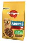 Karma sucha dla psa pedigree 7kg wołowina z warzywami adult