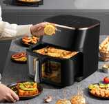 Frytkownica beztłuszczowa 1400W NON-STICK- Sterowanie Dotykowe !!!