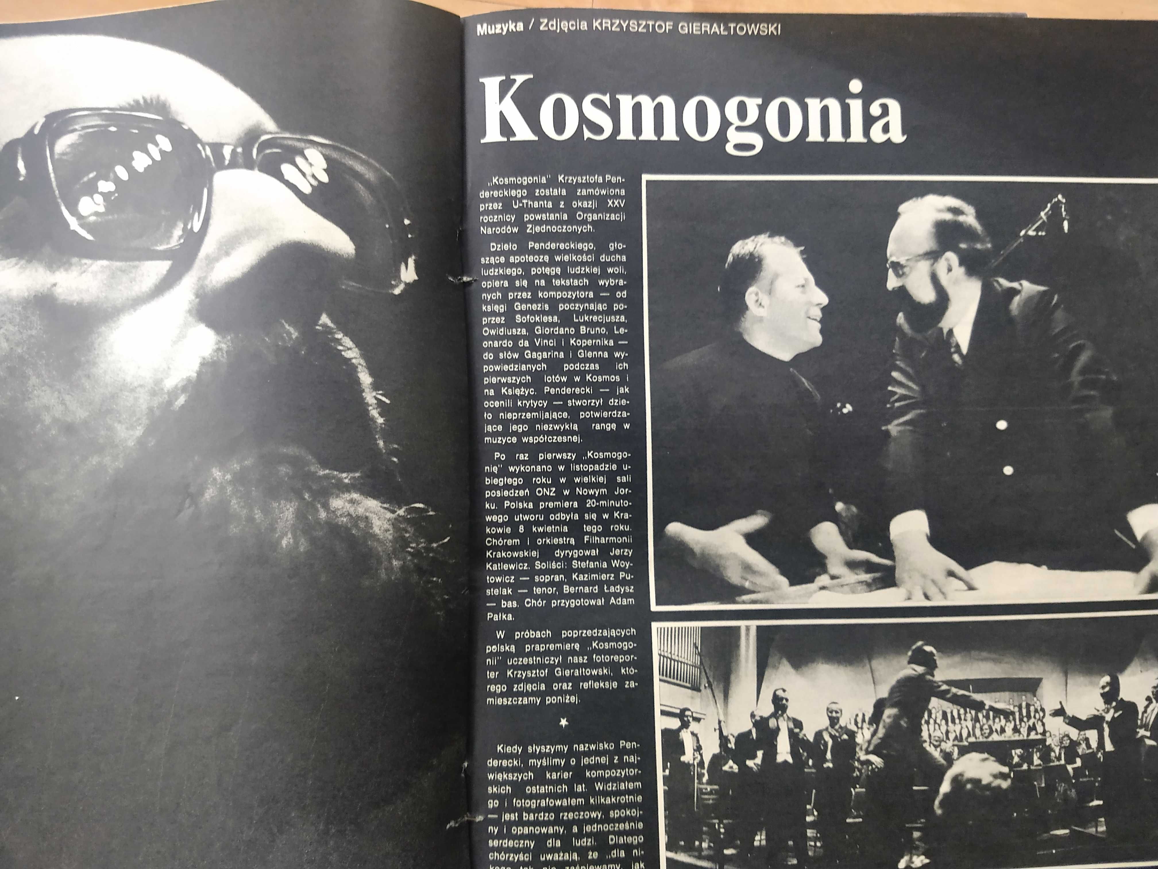 Kosmogonia Krzysztof Penderecki czasopismo Perspektywy