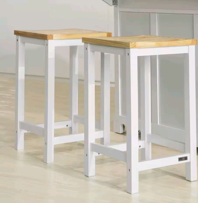 SoBuy zestaw 2 drewnianych krzeseł do jadalni krzesło kuchenne
SoBuy z