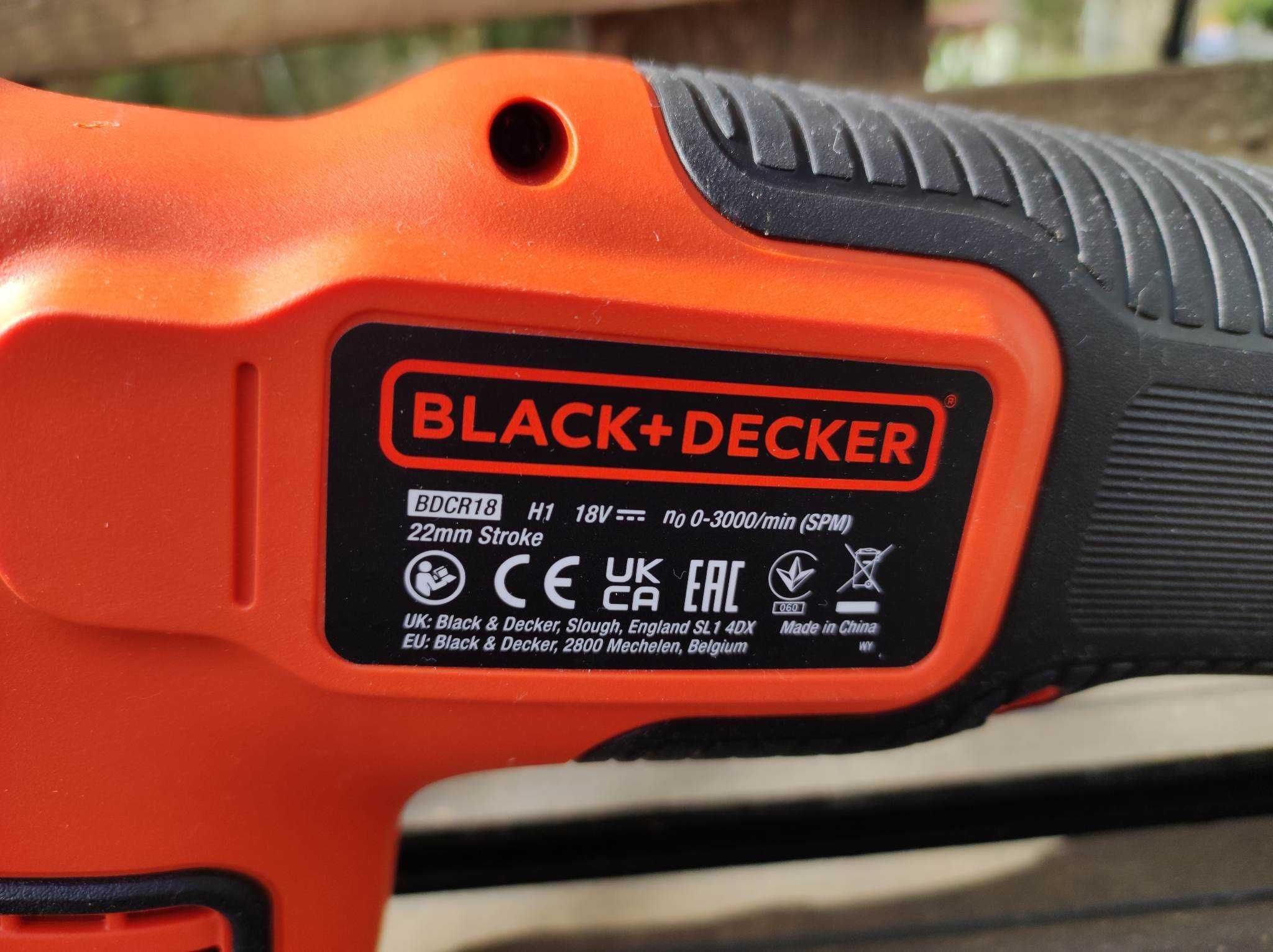 Black&Decker Piła szablasta 18V JAK NOWA lisi ogon akumulatorowa b&d