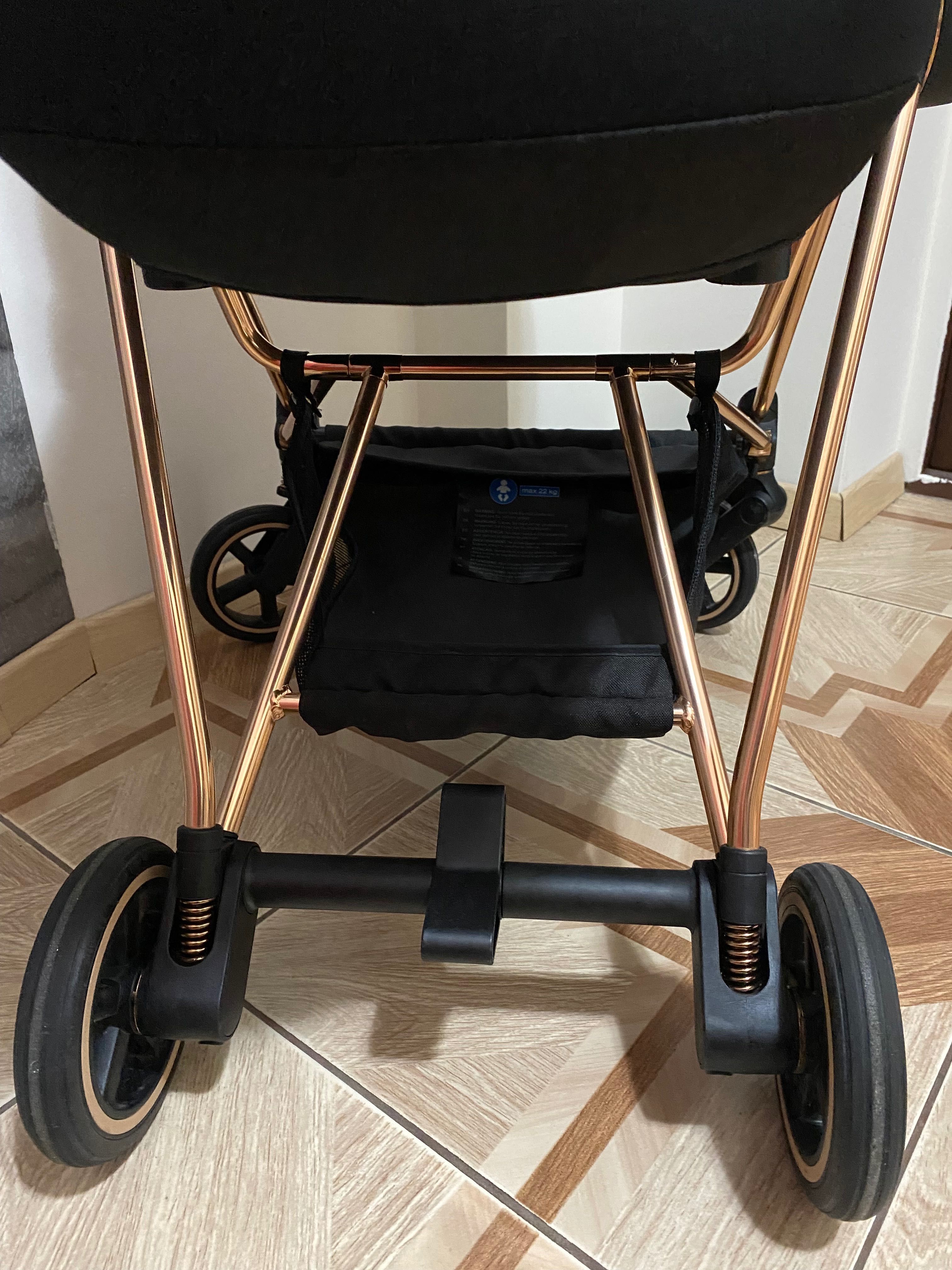 Cybex Mios люлька прогулка шасси rose gold Подарок