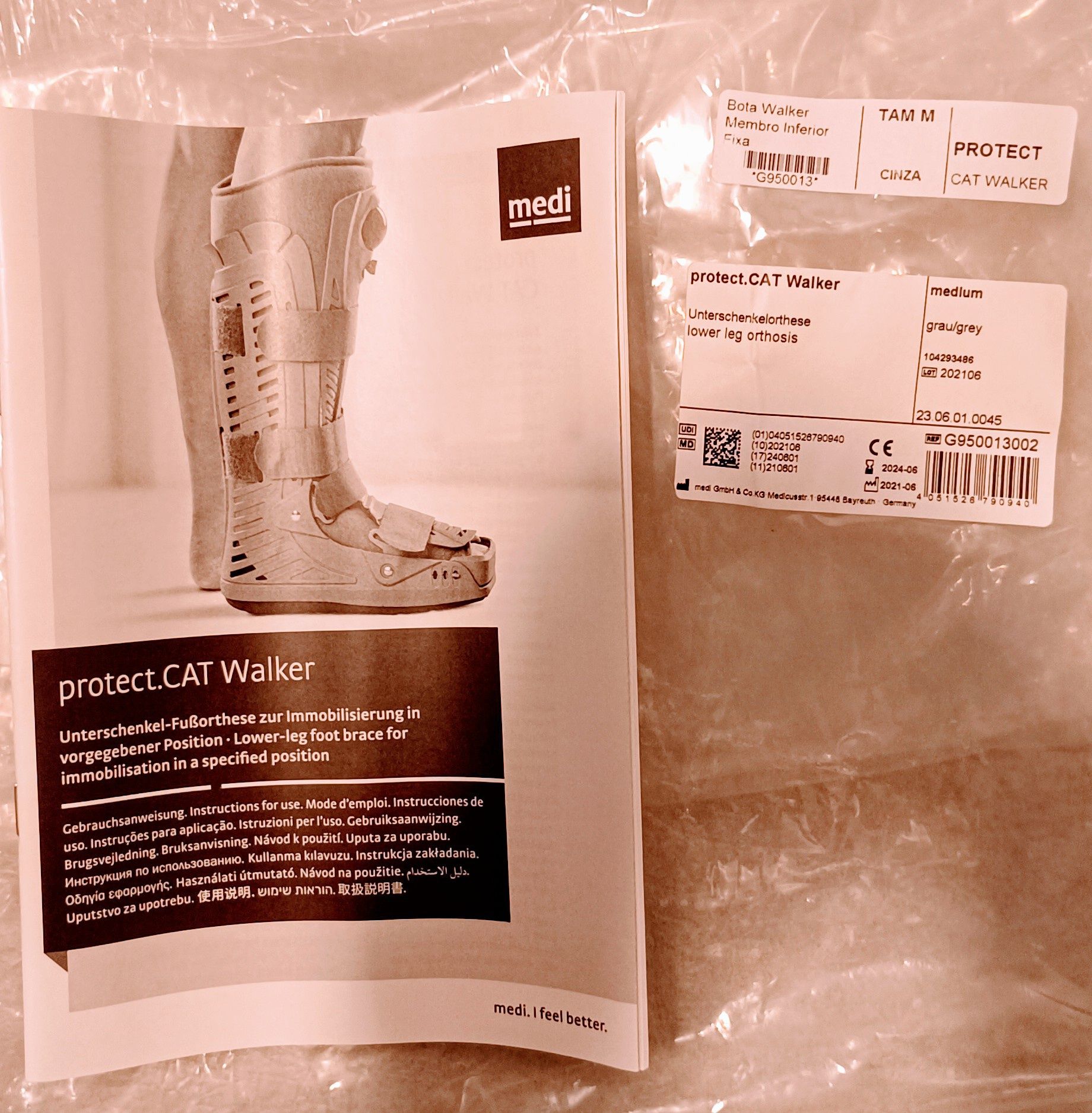 Bota Cat Walker Insuflável