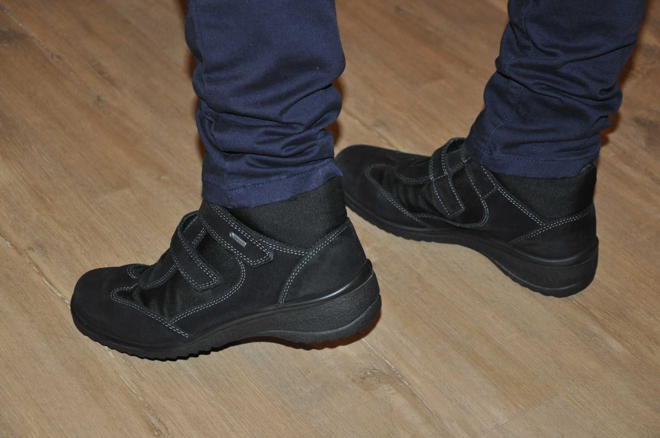 ARA 38 (5) kozaki Gore-Tex, ciepłe botki, trzewiki,Super Stan, J. Ecco