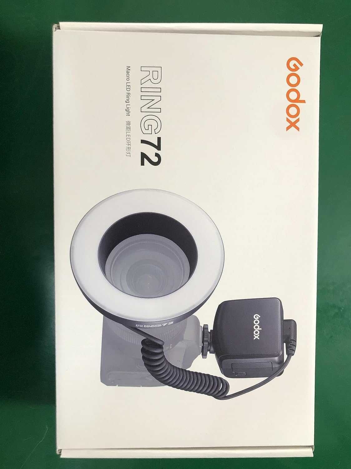 GODOX RING72 Makro lampa pierścieniowa LED  obrotowe oświetlenie 360