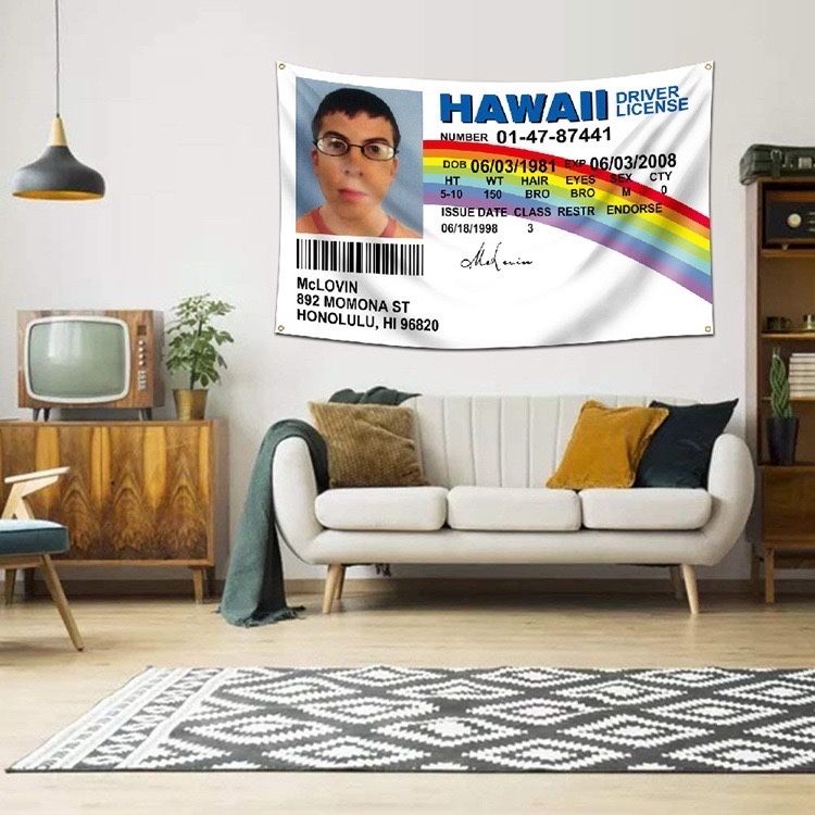 Флаг Mclovin / Флаг Мактрахер Y2K
