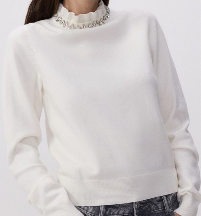 Piekny elegancki sweter rederved M