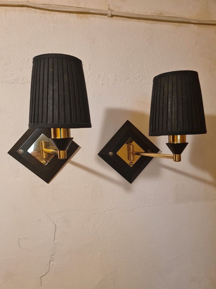 Kinkiety + lampa stołowa,komplet oświetleniowy,mid century