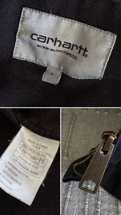 CARHARTT WIP PARKER SHIRT L-XL оригінал (куртка овершот кархарт sk8)