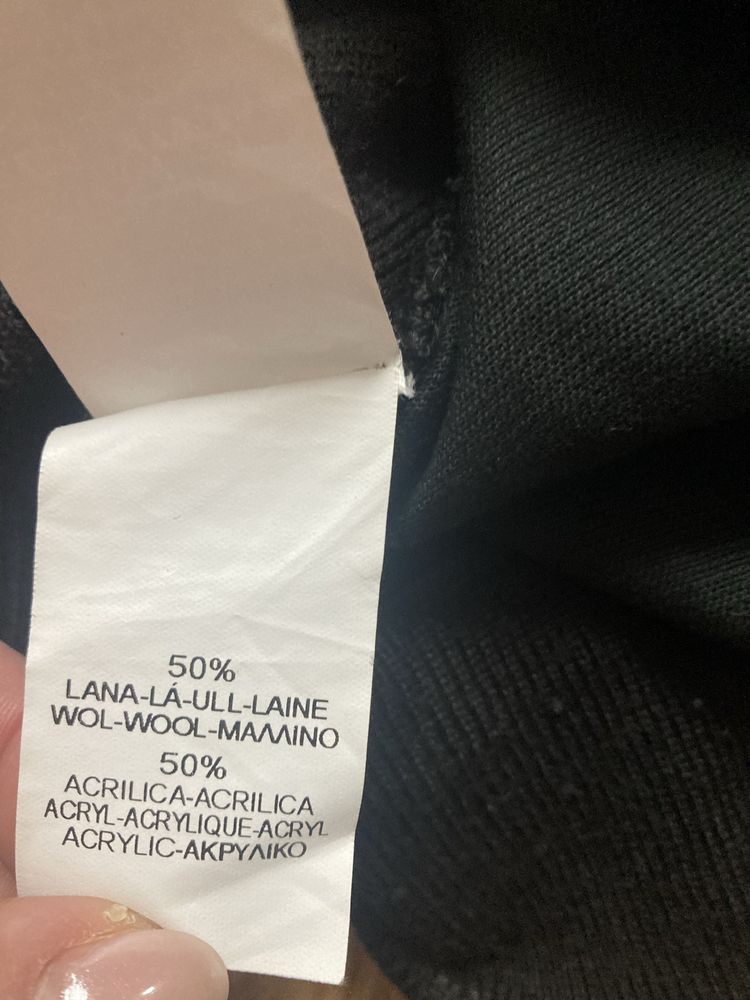 Massimo Dutti kardigan welna M 36 38 czarny zara