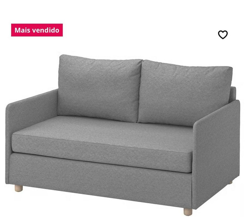 Sofá cama FRIDHULT cinza IKEA