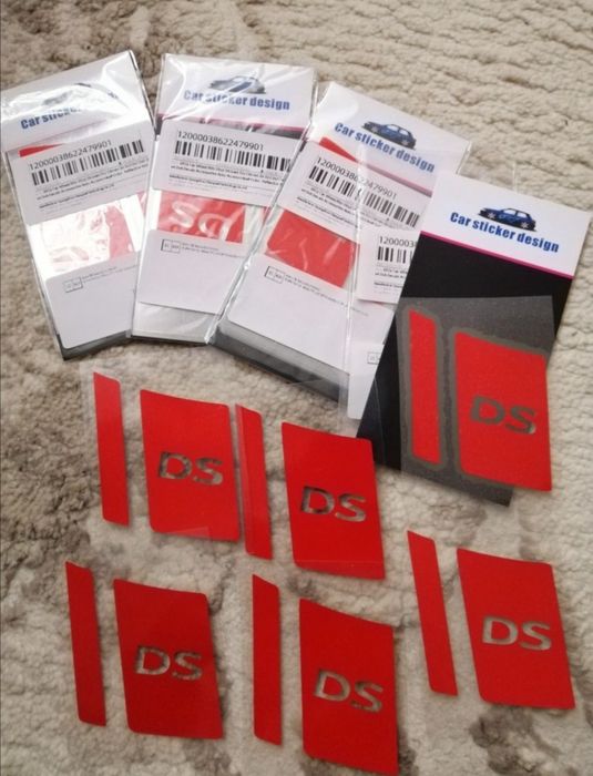 Виниловые наклейки светоотражающие на диски для авто мото вело DS