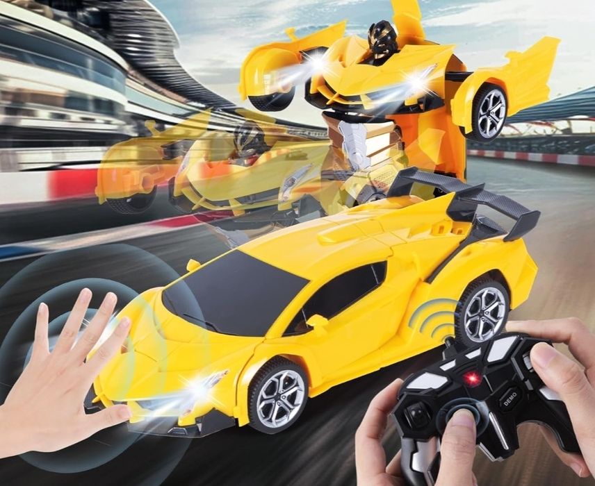 Zdalnie Sterowany Robot Transformers- Zmiana Gestem Dłoni, 2,4 GHz