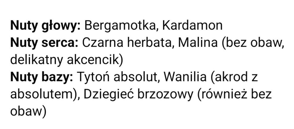 Perfumy Black Tea JMP Jakub Pietrynka