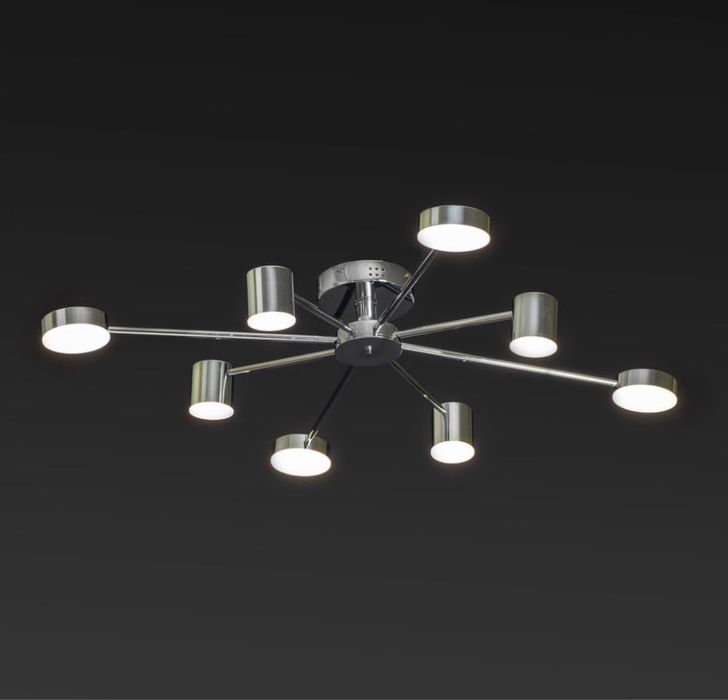 Люстра світлодіодна loft 96W на 8 ламп