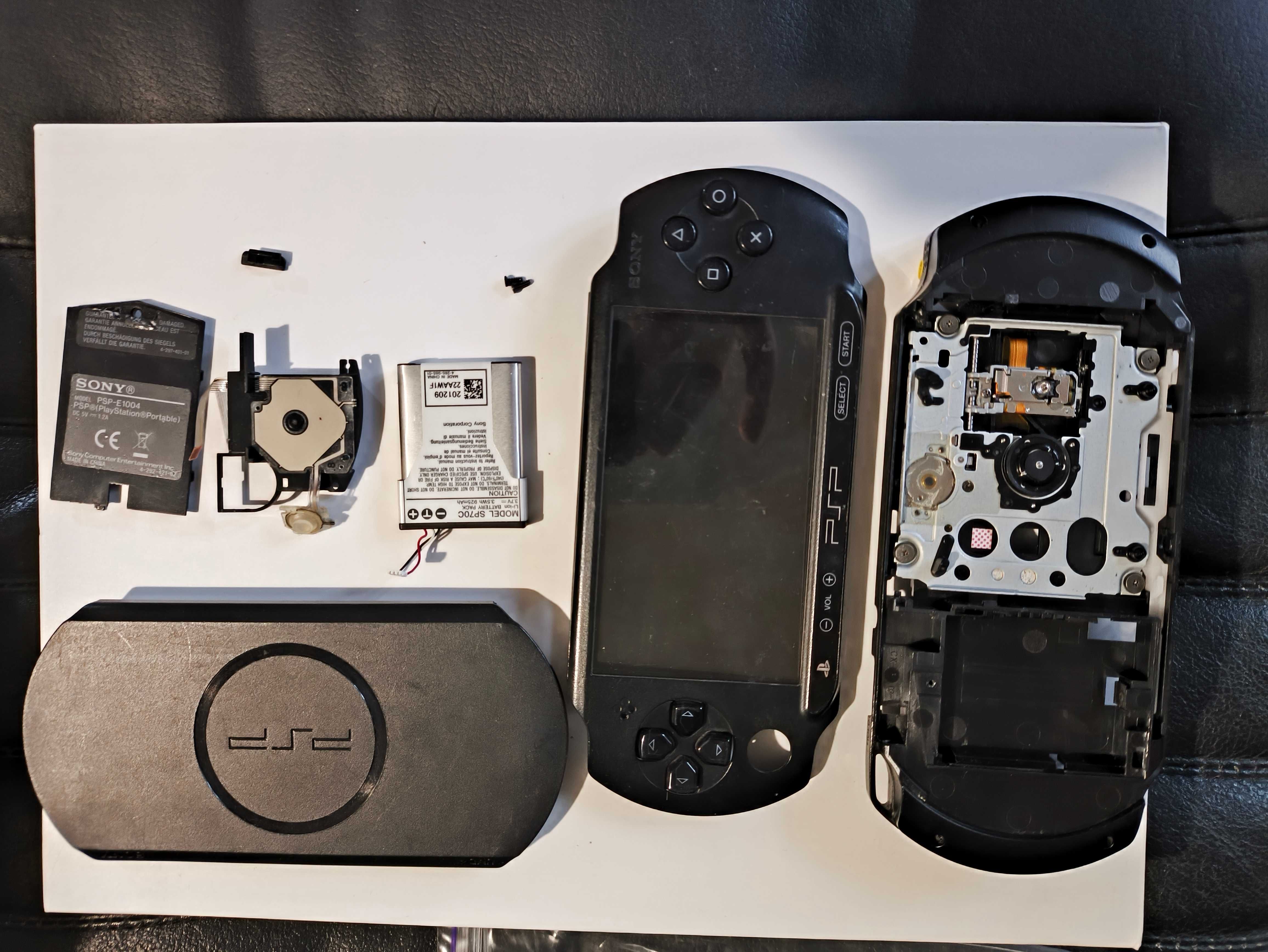 Sony PSP e1000 по частям