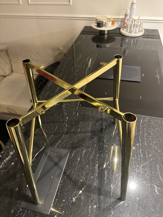 Stelaż do krzesła krzesło fotel złoty nogi