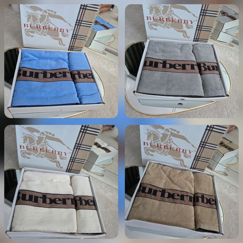 Reczniki komplet ręczników  70x140  90x 50  Gucci  Chanel  BURBERRY