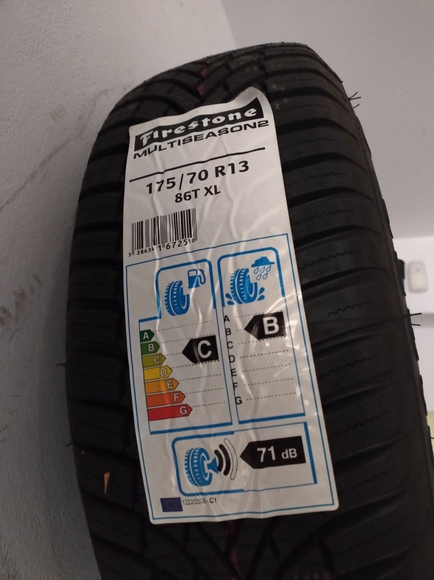 Firestone multiseason 2 175/70 R13 86T XL + felgi po renowacji
