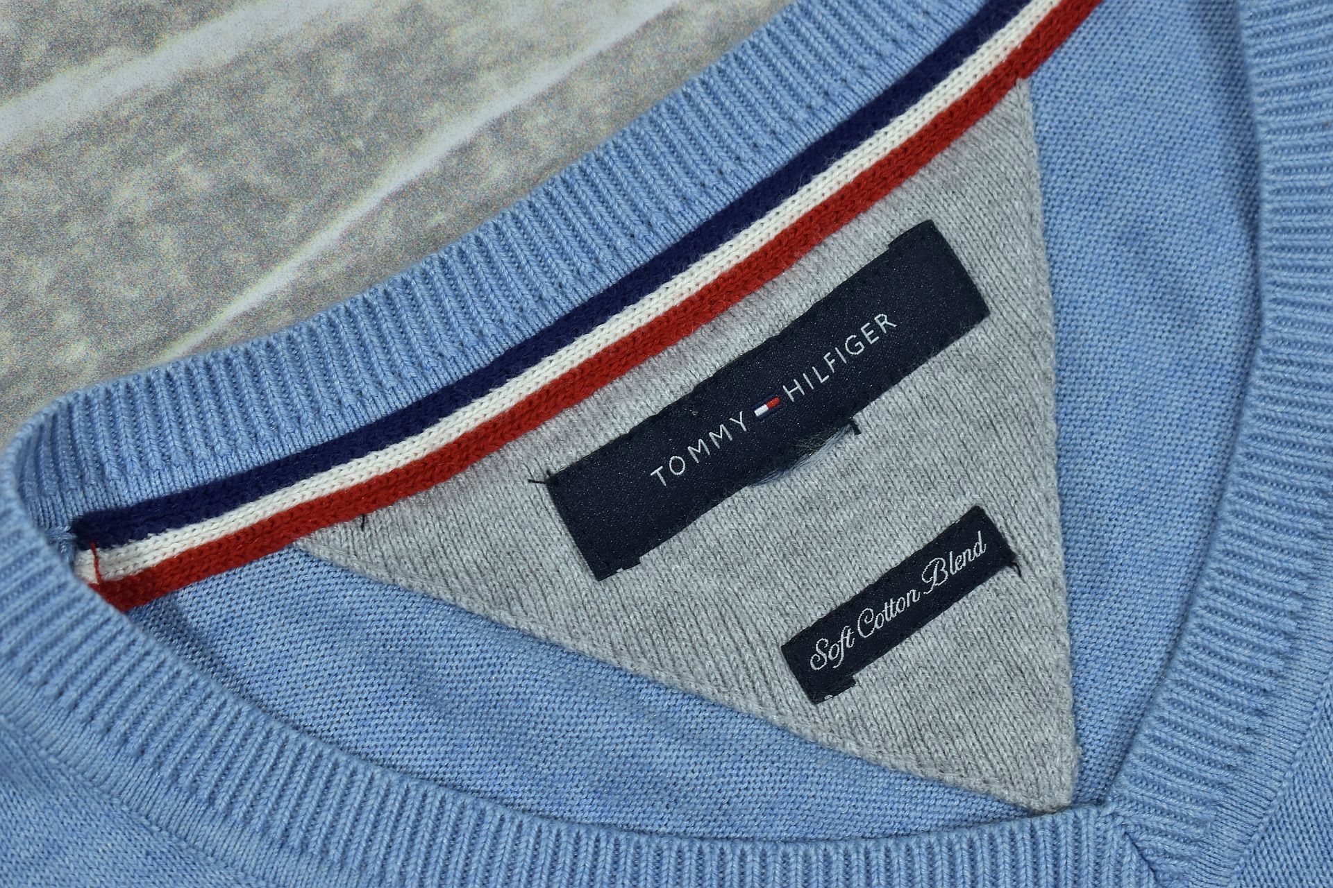 Tommy Hilfiger Soft Cotton Blend Sweter Męski / L