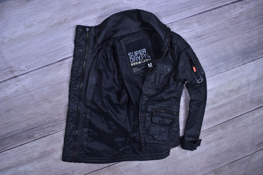 Superdry Blackwaych Woskowana Kurtka Damska / M
